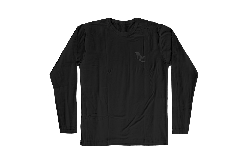 Black on Black Long Sleeve Top