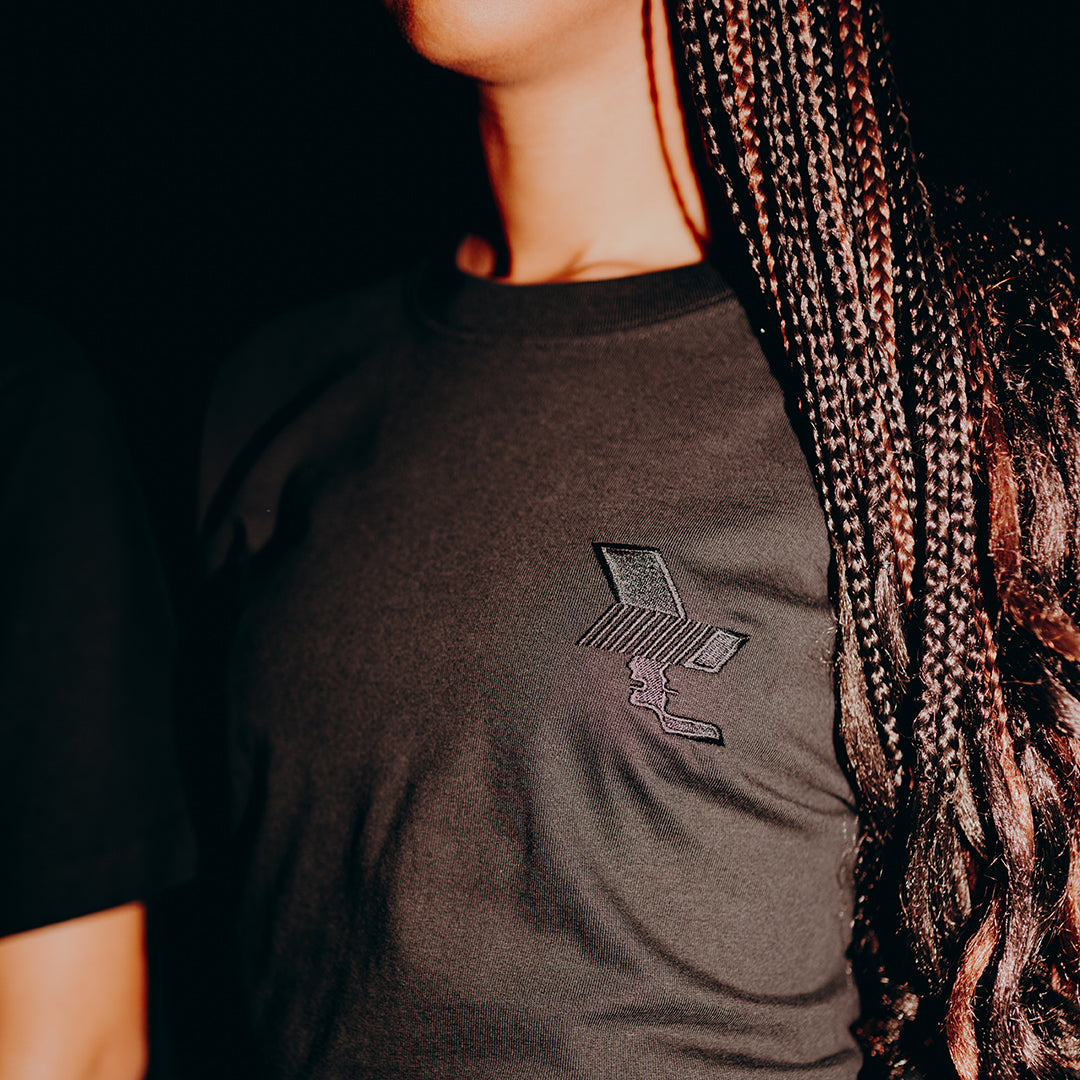 Black on Black Long Sleeve Top